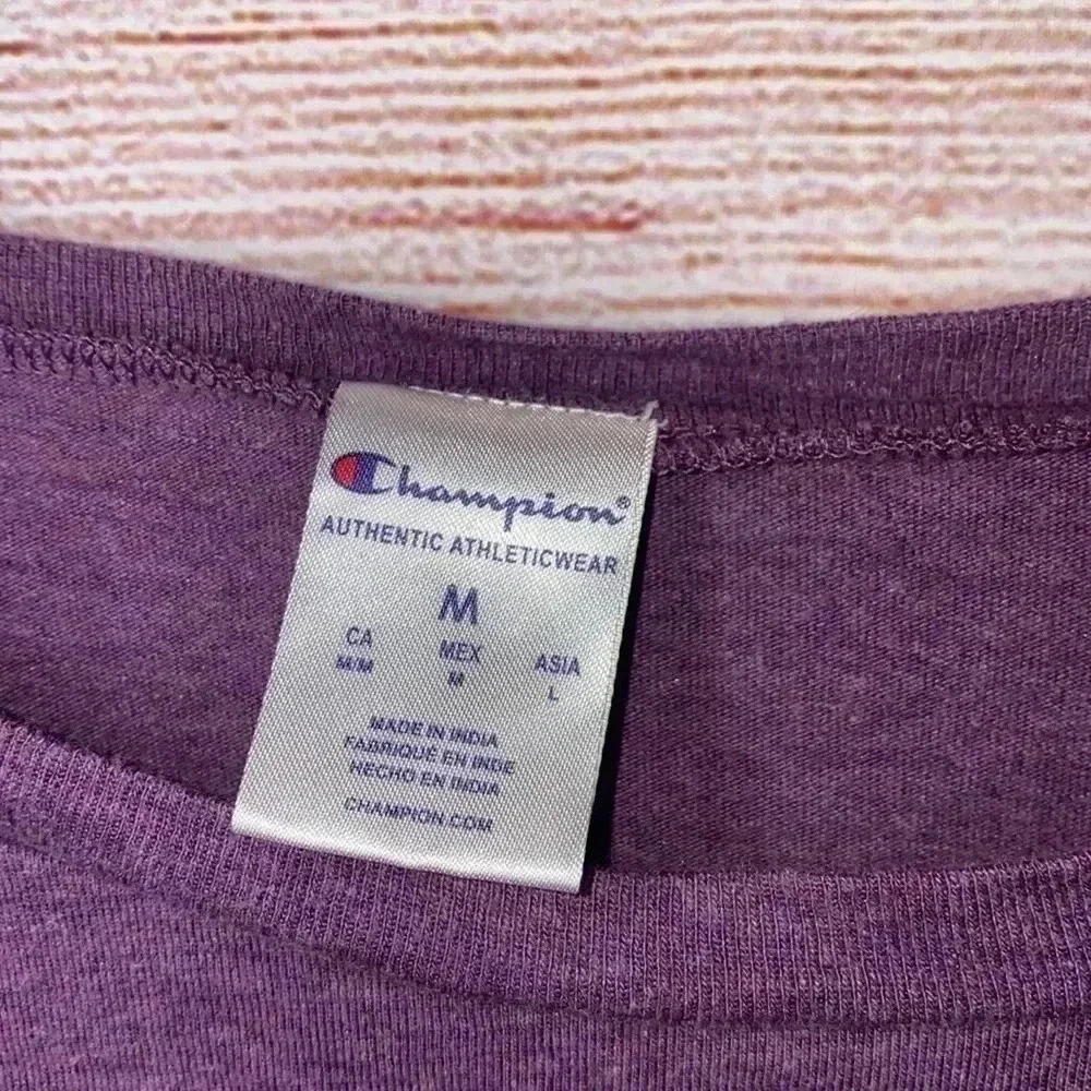 Champion Authentic Athleticwear Women’s purple long sleeve shirt M - Picture 2 of 5